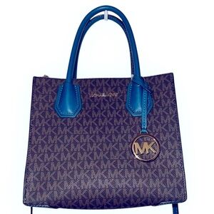 NWOT MICHAEL Michael Kors Elegant Brown and Blue Women's Bag